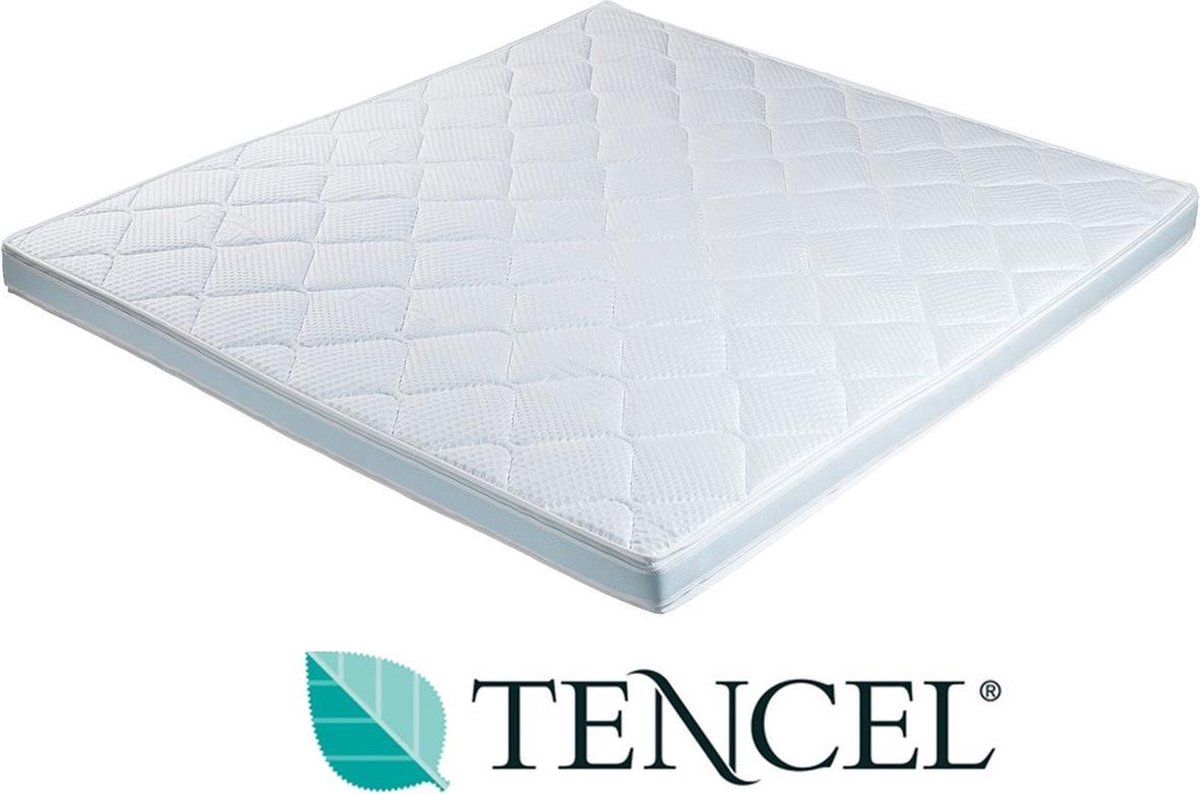 180x200 Topper Tencel Koudschuim Hybrid 12 cm