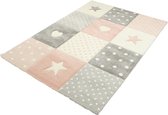 Tapis de chambre enfant Merinos - 80x150 cm - Rose