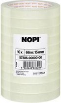 tesa NOPI® 57886-00000-00 Zelfklevende folie (l x b) 66 m x 15 mm 10 stuk(s)