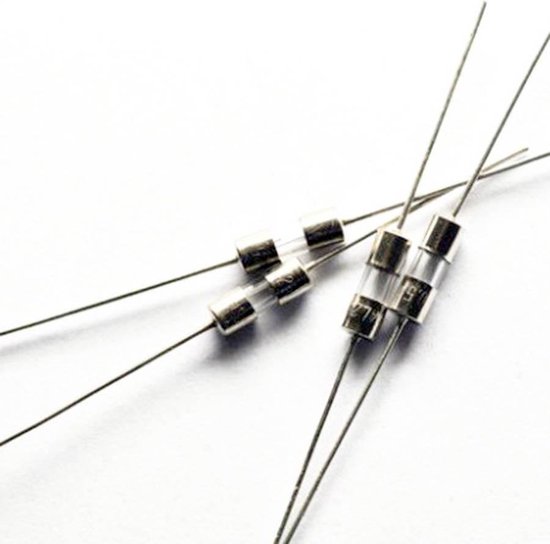 5 Ampère Glaszekering - 32 x 6,3 mm - max. 32V - 10st