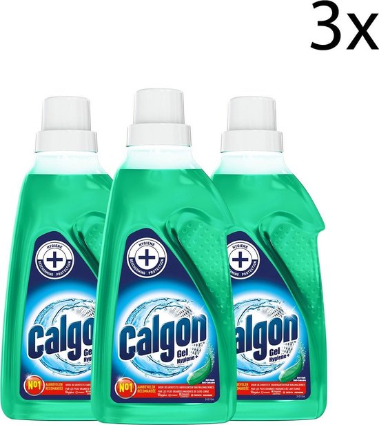 Bol Com Calgon Hygiene Gel Wasmachine Reiniger En Anti Kalk 750 Ml X3