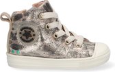 Bunnies JR 221235-906 Meisjes Hoge Sneakers - Goud - Leer - Veters