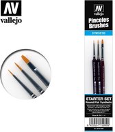 Gundam Tools - Set of 3 Synthetic Brushes