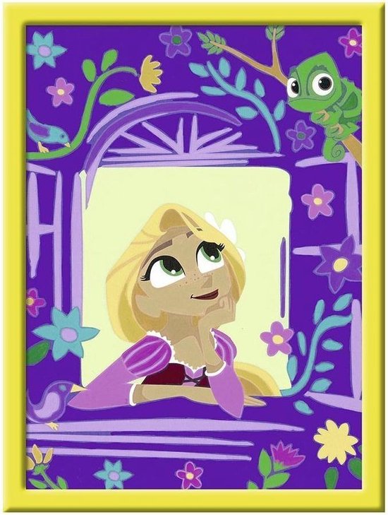Thumbnail van een extra afbeelding van het spel Ravensburger Schilderen op Nummer Disney Rapunzel - Hobbypakket
