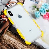 Blade Acrylic + TPU Schokbestendig beschermhoes voor iPhone XR (geel)