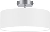 LED Plafondlamp - Plafondverlichting - Iona Hotia - E14 Fitting - 2-lichts - Rond - Mat Wit - Aluminium