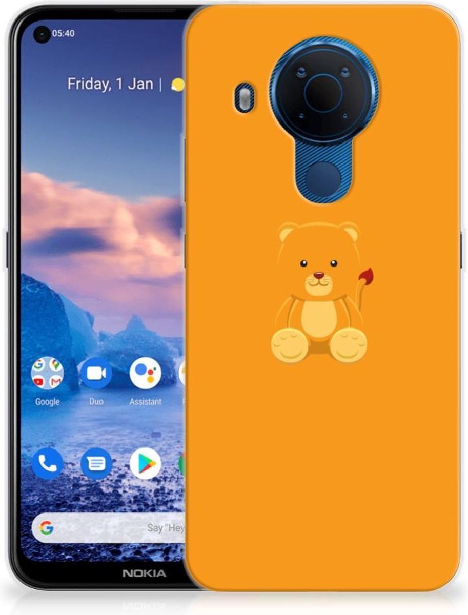 Nokia 5.4 Telefoonhoesje met Naam Baby Beer