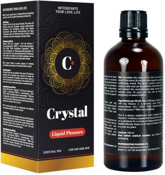 Crystal - Liquid Pleasure - Lustopwekker - 100 milliliter