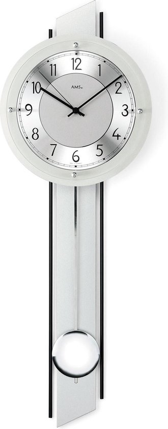 AMS 5234 RC - Horloge - Verre - 24x72 cm - Gris