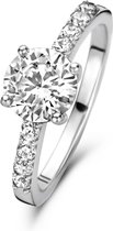 Parte Di Me Ponte Vecchio Dames Ring Zilver - Zilverkleurig - 18.50 mm / maat 58