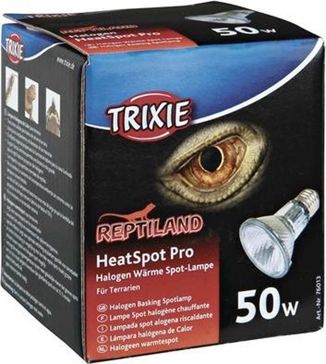 Trixie reptiland heatspot pro warmtelamp halogeen 50 watt 6,5x6,5x8,8 cm 1 stuks