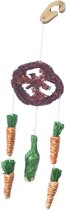Happy pet natural loofah dream catcher - 30 cm - 1 stuks