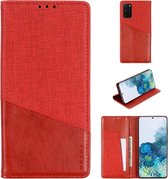 Voor Samsung Galaxy S20 Plus MUXMA MX109 Horizontale flip lederen tas met houder & kaartsleuf & portemonnee (rood)