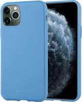Voor iPhone 11 Pro Max MERCURY GOOSPERY STYLE LUX Shockproof Soft TPU Case (blauw)