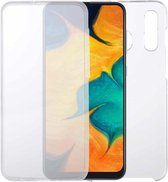 Voor Samsung Galaxy A30 PC + TPU Ultradunne dubbelzijdige all-inclusive transparante hoes
