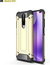 Voor Xiaomi Redmi K30 Magic Armor TPU + pc-combinatiebehuizing (goud)