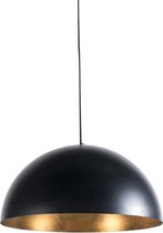 QAZQA magna licht88 - Moderne Hanglamp - 1 lichts - Ø 500 mm - Zwart -  Woonkamer | Slaapkamer | Keuken