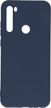 iMoshion Color Backcover Xiaomi Redmi Note 8T hoesje - donkerblauw