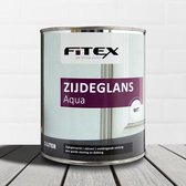Fitex - Zijdeglans Lak Aqua - Ral 6005 - 2,5 liter