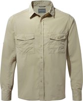 Tegenstander fluctueren kussen Jack Wolfskin Mosquito Safari overhemd lange mouw Heren beige Maat M |  bol.com