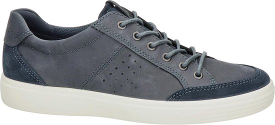 Beschuldigingen Mechanica bijwoord Ecco Soft Classic heren sneaker - Blauw - Maat 48 | bol.com