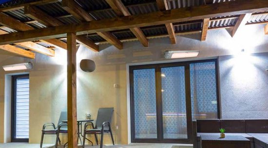 Heliosa 99.3 | 4000 Watt | Terrasverwarming / patioverwarming / Buitenverwarming / Serre verwarmer met Bluetooth en aftsandsbediening, PRG-99.3-AL-SC-APP