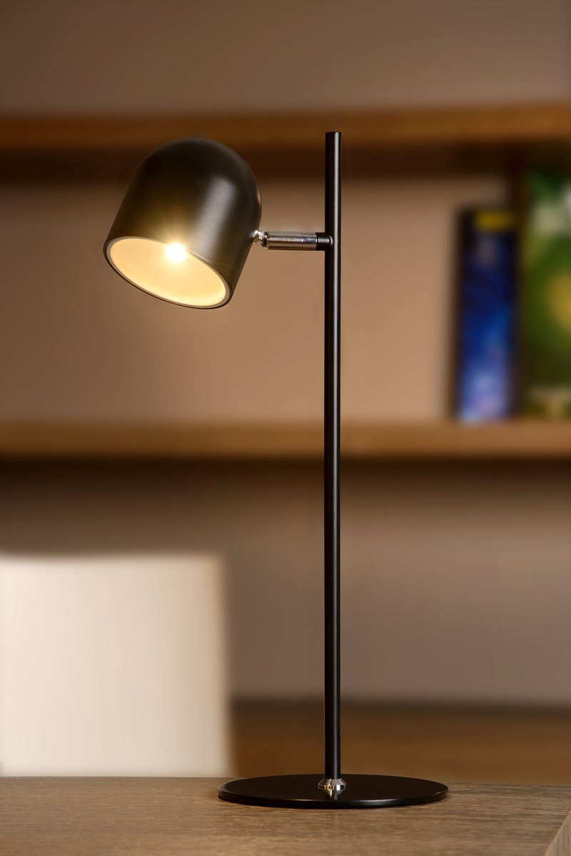Lampe de bureau noire bureau LED dimmable 1x9W 3000K