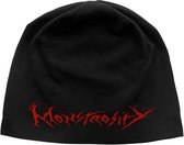 Monstrosity Beanie Muts Logo Zwart