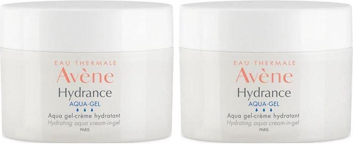 Avène Hydrance Aqua-Gel Gelcrème 2x50ml