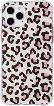 Apple iPhone 12 Pro Max Hoesje - Mobigear - Leopard Serie - TPU Backcover - Roze - Hoesje Geschikt Voor Apple iPhone 12 Pro Max