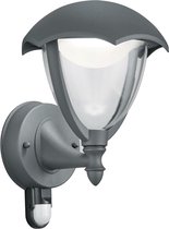 LED Tuinverlichting - Tuinlamp - Nitron Grichto - Wand - Bewegingssensor - 6W - Mat Antraciet - Aluminium