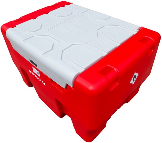 Tank PE diesel 300 lt + ad blue 50 lt., pomp 12V, van Emiliana Serbatoi — afbeelding 2