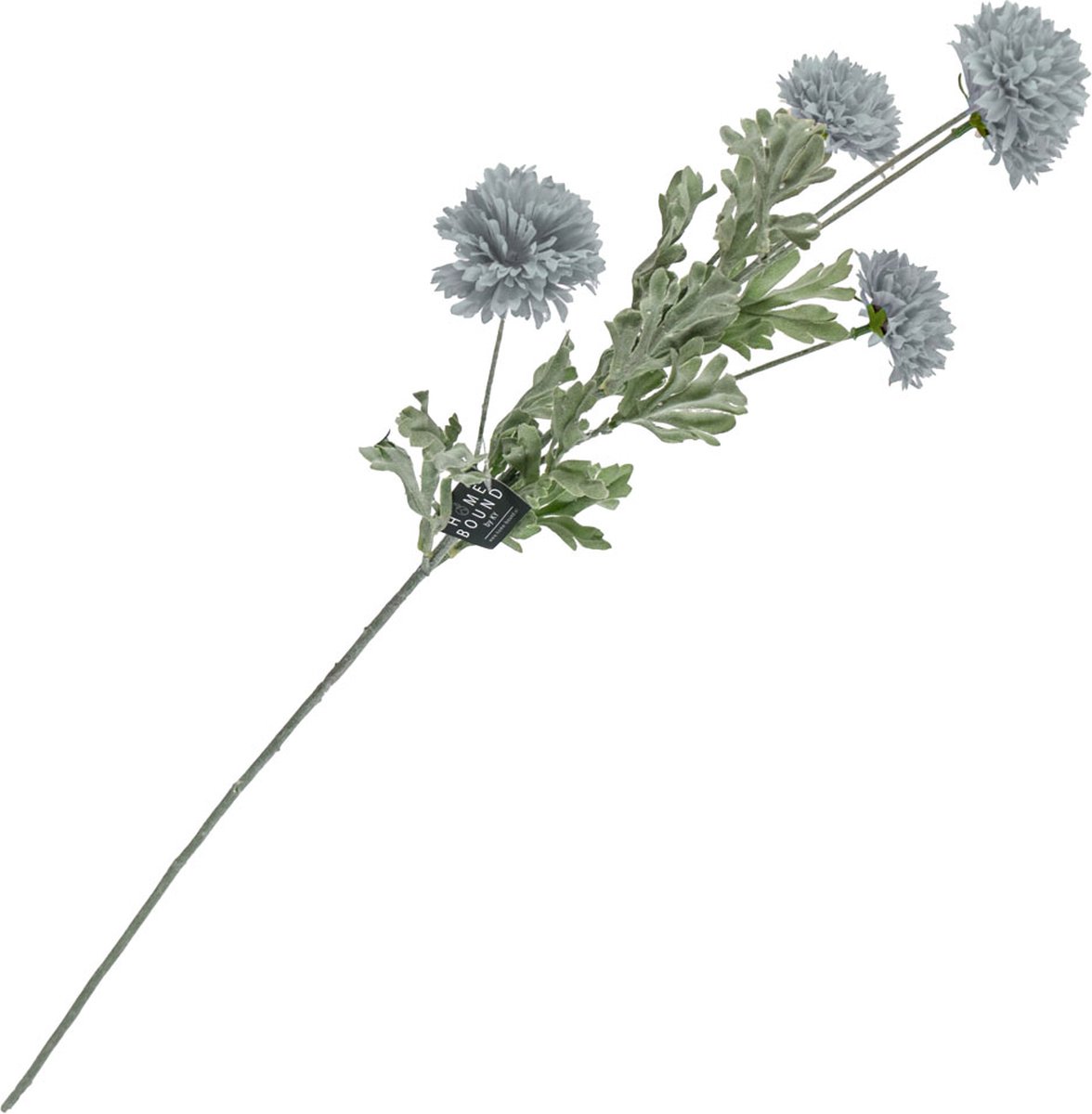 homebound by ky Kunstbloem chrysant blauw | 70cm | kunsttak