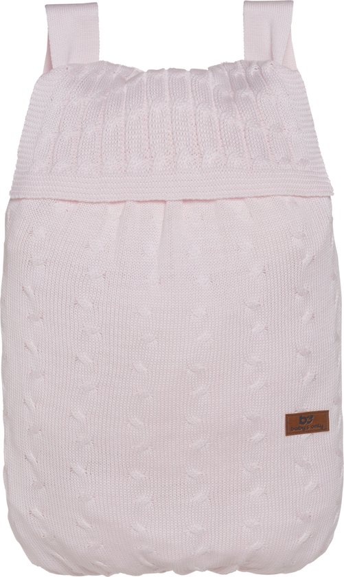 Baby's Only Gebreide boxzak - Opbergzak speelgoed - Boxopbergzak - Boxtas - Speelgoedzak Cable - Classic Roze