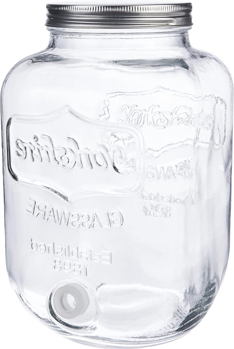 Drankdispenser van 4L - Kunststof - Willekeurige kleur - JJA 135887