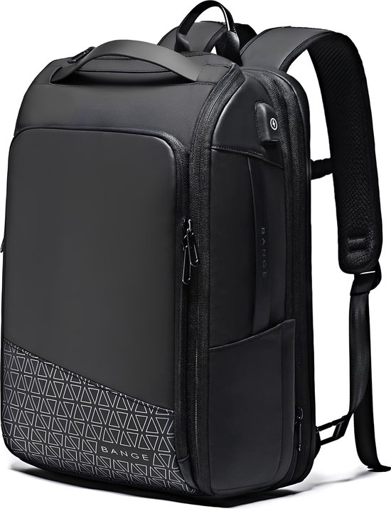 ACROPAQ Sac à dos - Sac à dos de voyage 35 L, Matériau imperméable, Sac à dos avec compartiment pour ordinateur portable, Comprend un port USB, Étui de transport ergonomique - Sac à dos de voyage, Sacs de voyage