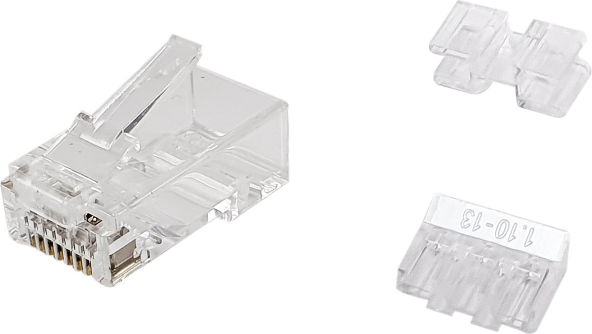 Connector RJ45 Categorie 6 UTP Equip 121146 Transparant 100 Stuks