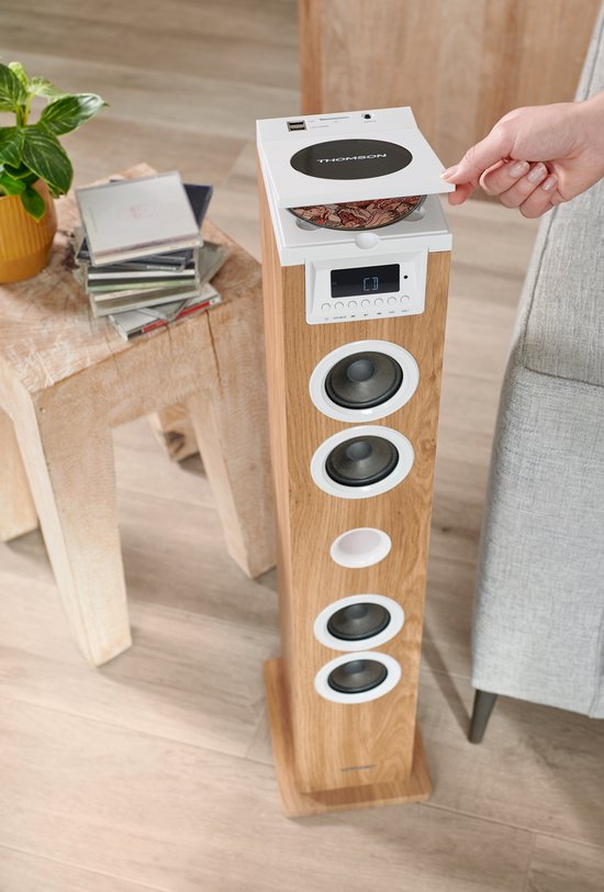 Thomson - Multimedia Speaker + CD-speler - Cosy Wit van Thomson — afbeelding 5