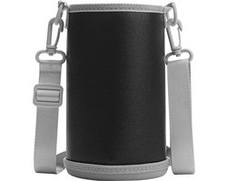 Waterfleshouder - Compatibel met YETI Rambler Bottle - 26oz/38 oz - Hydro Flask Brede Mond - 32 oz/40 oz - Owala FreeSip - Waterflessen Sling Draagtas - Houdt Fles Rechtop - Zwart.