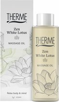 Therme Massage Olie Zen White Lotus - 6 x 125 ml - Voordeelverpakking