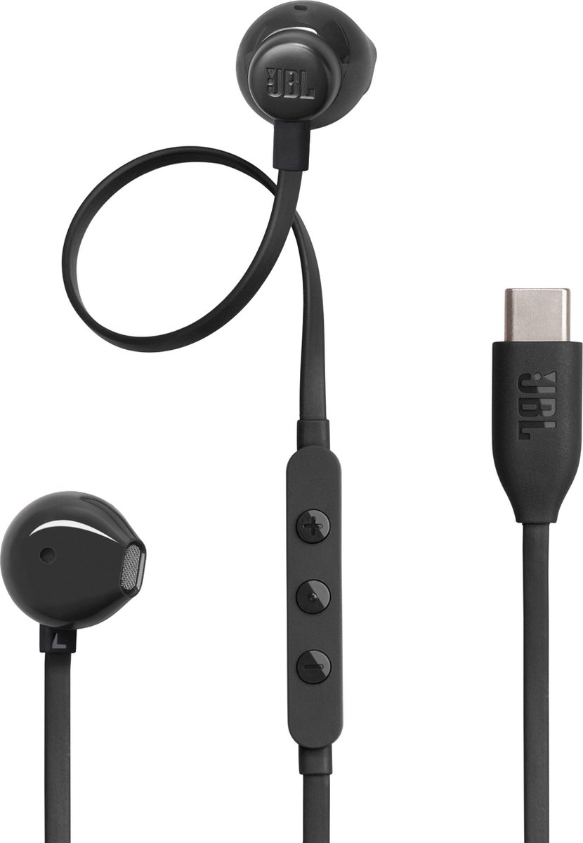 Bol.com JBL Tune 305C - USB-C Oordopjes voor iPhone 15, 16 & 17 - Bedrade In-ear met Microfoon - Oortjes Bedraad - JBL Pure Bass... aanbieding