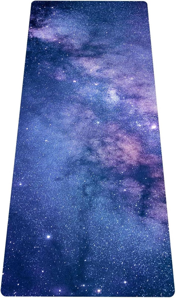15mm antislip draagbare yogamat voor reizen - dunne gymnastiekmat - duurzaam imitatiesuède - zacht en licht - oefenmat voor yoga pilates bikram stretching - 180x61cm Yogamat