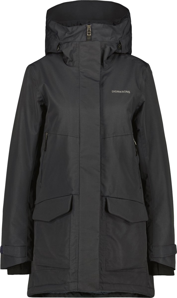 Didriksons FRIDA WNS PARKA 7 Dames Outdoorjas Zwart