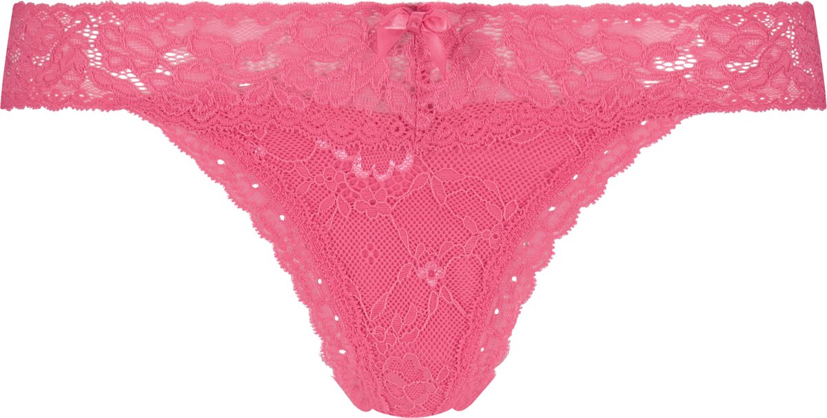 Hunkemöller Dames Lingerie String Madison - Roze - maat M