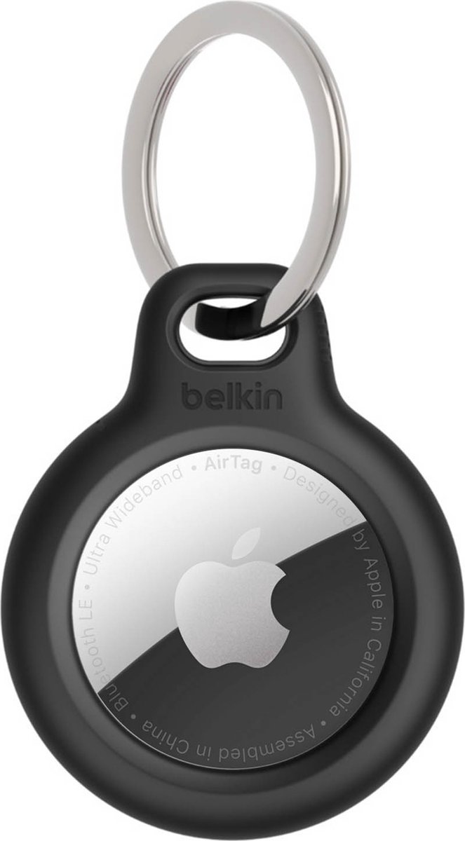 Belkin Beschermende houder met sleutelhanger - Apple AirTag - Zwart