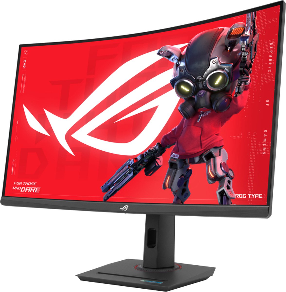 ASUS ROG Strix XG32WCS USB Type-C Gaming Monitor - QHD VA Curved - 180Hz - 1ms - FreeSync - 7,5W USB-C - 31.5 Inch thumbnail 2