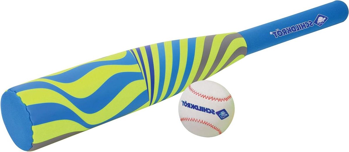 Neopreen honkbalset - Unisex, volwassenen - zachte honkbalknuppel met neopreen bekleding - trendy kinderen en familie