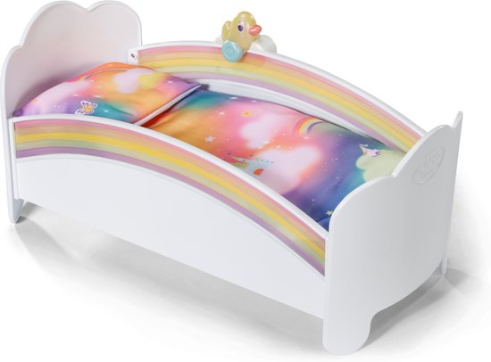 Foto: Baby born regenboogbed met slaapliedje