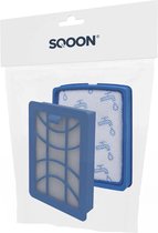 SQOON® Filterset geschikt voor Philips PowerPro Expert | PowerPro Compact series -Vervangingsset Allergy FC8003