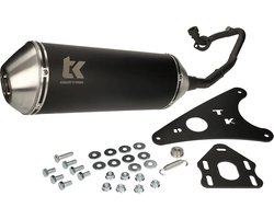 Uitlaat Turbokit G-Max zwart Yamaha Aerox, Neo’s 50cc 4 Takt